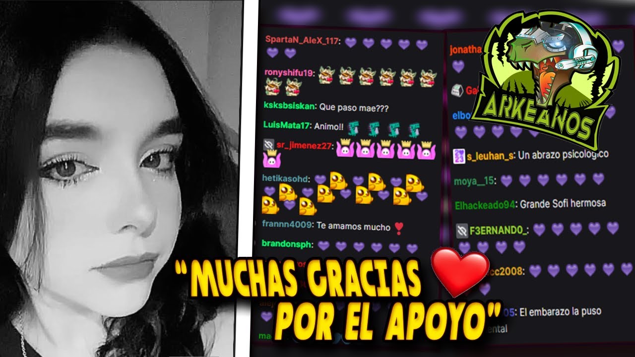 SOFI LLORA POR TODO EL APOYO QUE RECIBE POR LA COMUNIDAD DE LOS ARKEANOS  &hearts;&hearts;&hearts;