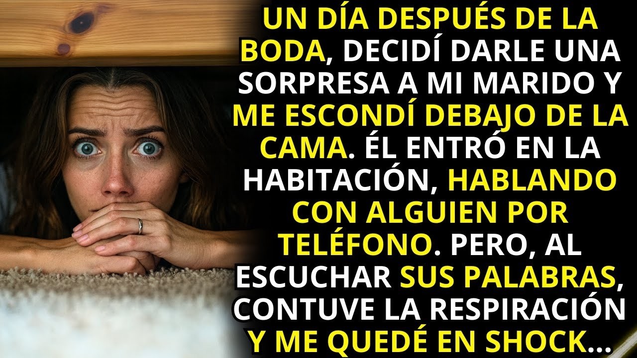 Después de la boda, quise sorprender a mi marido … pero lo que pasó cuando entró me dejó en shock