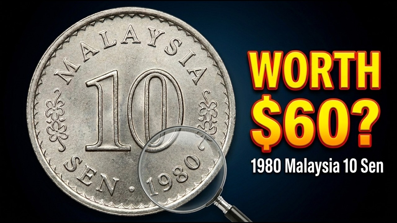 1980 Malaysian 10 Sen Coin Without Mint Mark | Rare Errors & Collector Value Guide