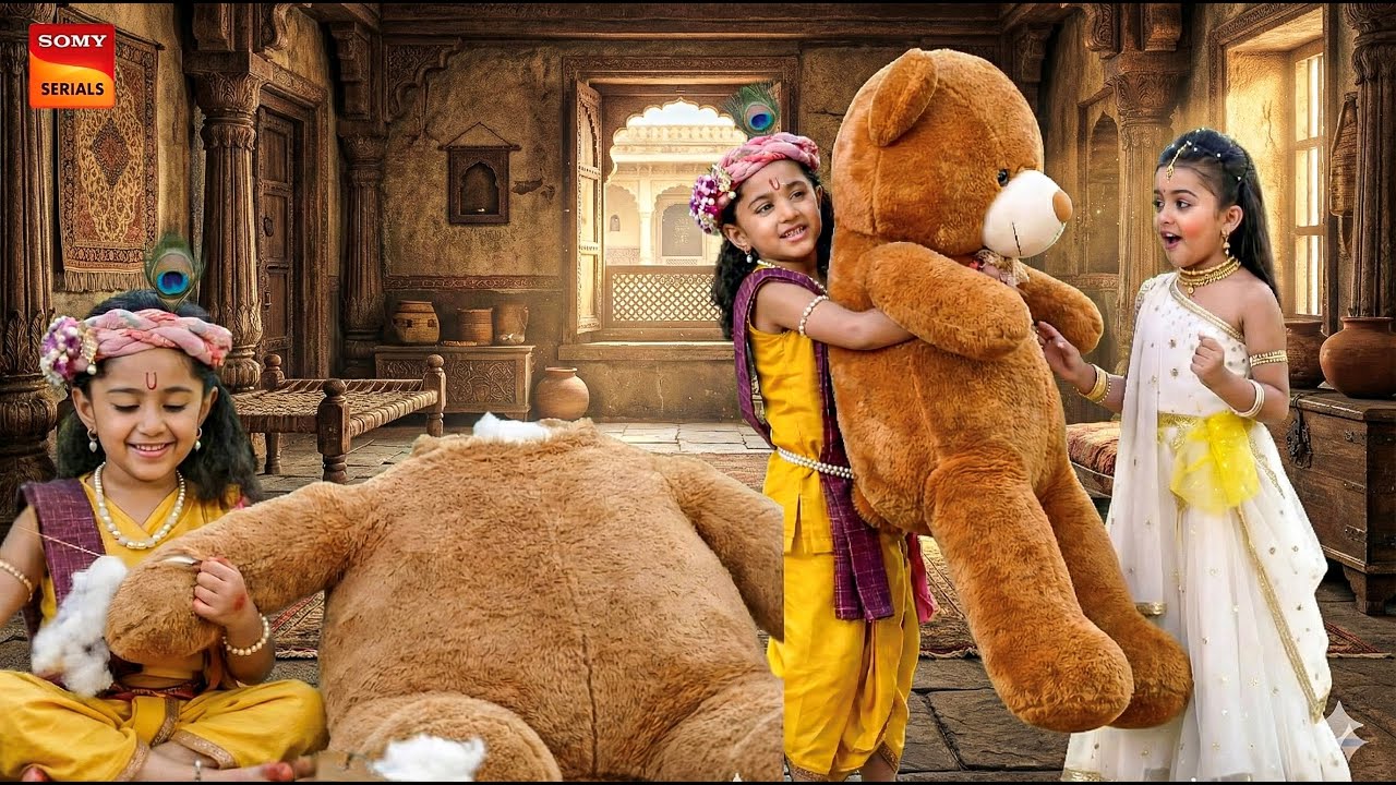 जब कान्हा ने राधा के लिए अपने हाथों से बनाया बहुत बड़ा टेडी खिल उठी राधा || Yashomati