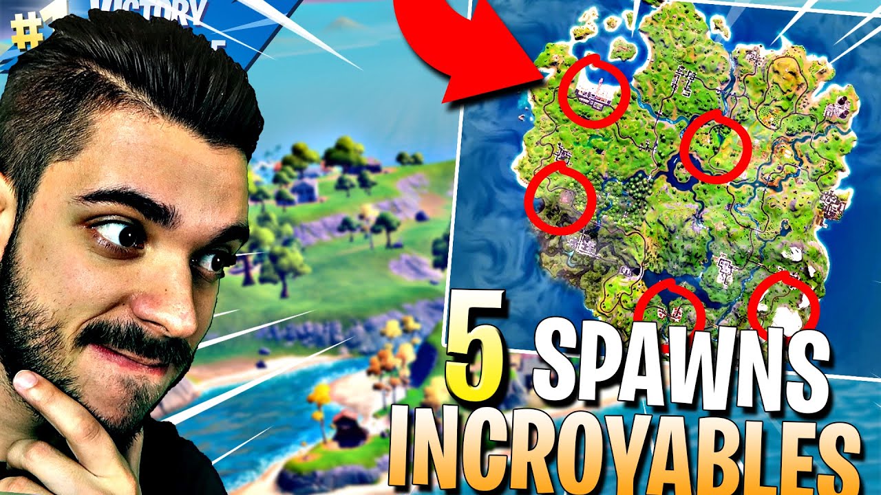 MES 5 MEILLEURS SPAWN SUR FORTNITE 2 -VOICI COMMENT FAIRE TOP 1 FACILEMENT SUR CETTE NOUVELLE MAP