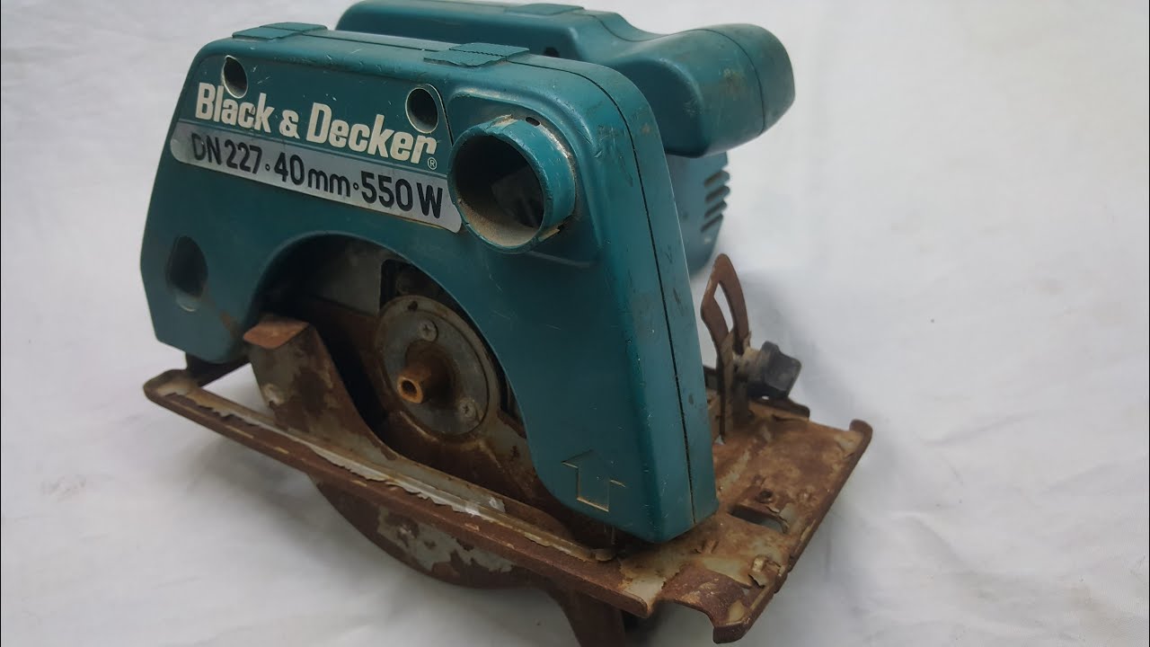 Electric Circular Saw Restoration ( Black & Decker DN 227 )