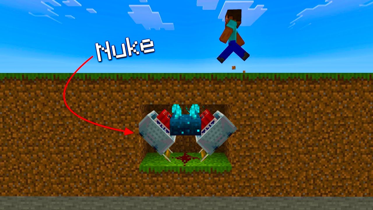 Minecraft Bedrock Edition Landmine Trap