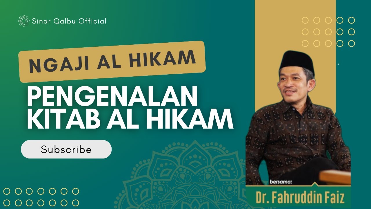 Pengenalan Kitab Al Hikam - Fahrudin Faiz