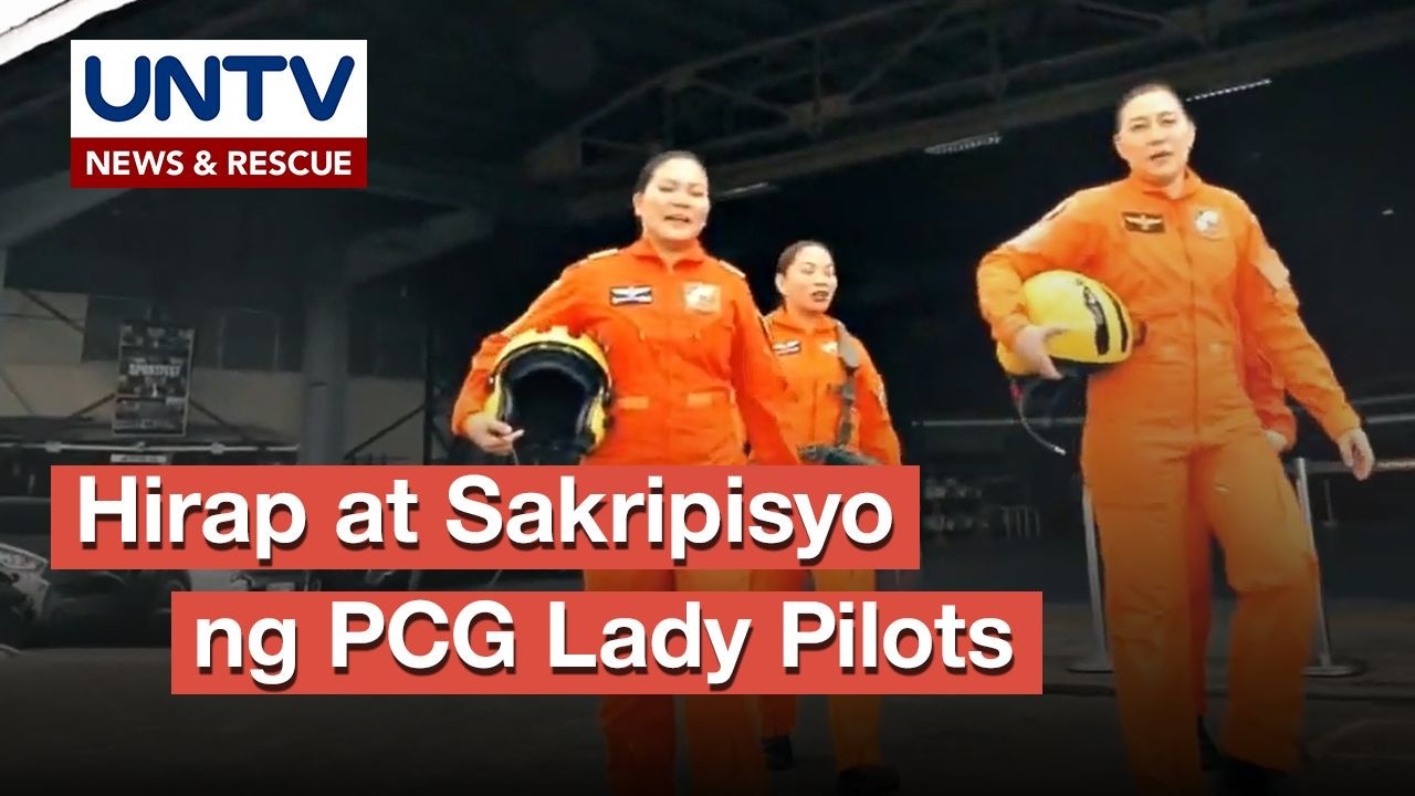 Saludo sa PCG lady pilots: Kwento sa likod ng kababaihang piloto ng Philippine Coast Guard