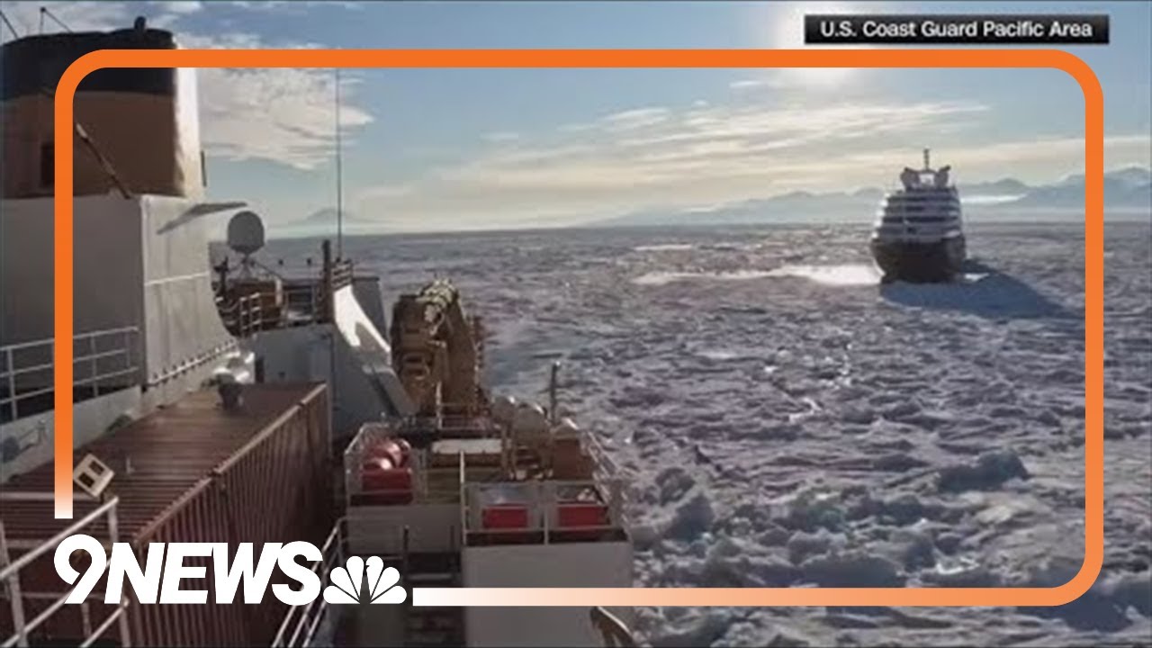 Cruise ship rescued after getting trapped in ice