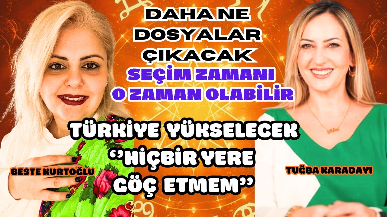 Daha ne dosyalar çıkacak?!Seçim süreci aslında o dönem gibi duruyor.Türkiye yükselecek evet!
