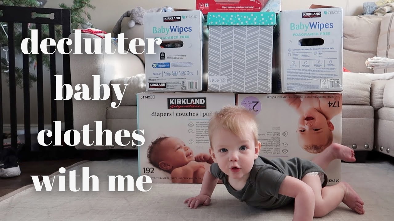 Declutter Baby Clothes With Me || Last Baby Clothes