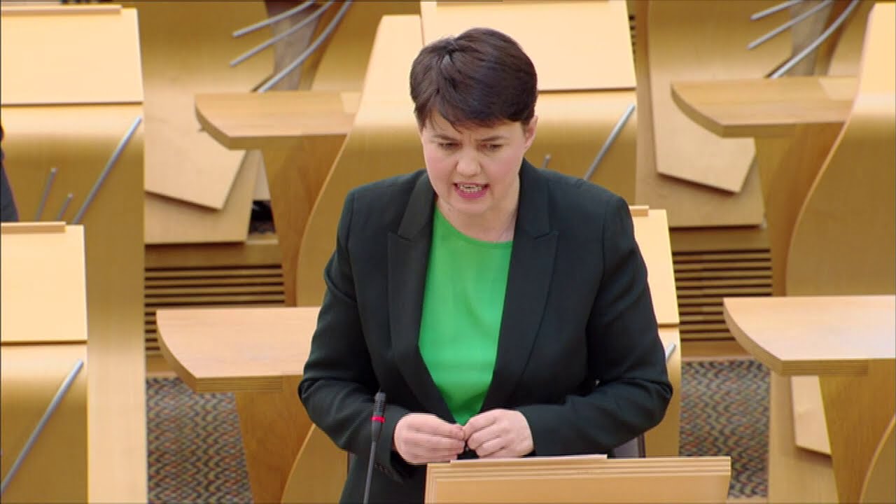 Sturgeon and Davidson clash over handling over Salmond inquiry