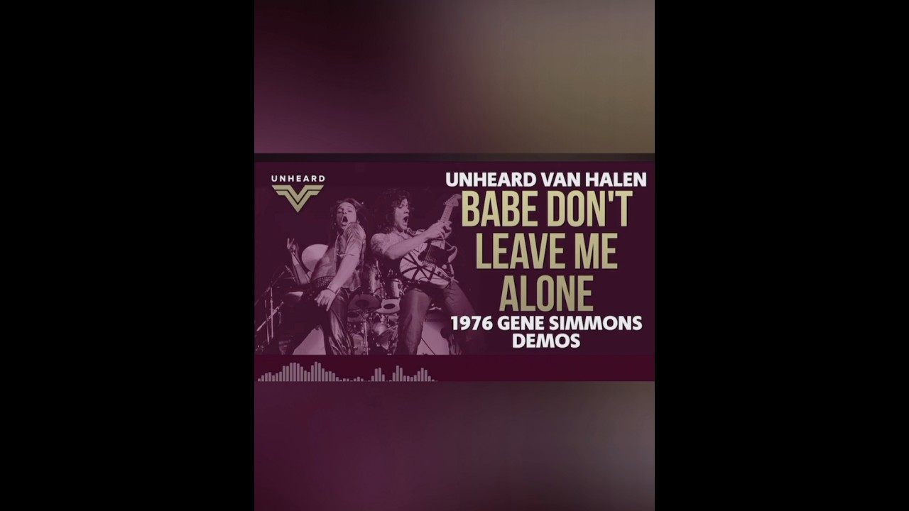 UNRELEASED VAN HALEN DEMO produced by Gene Simmons (May 1976) #vanhalen #music #musichistory