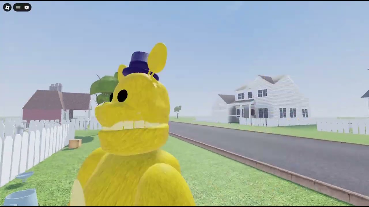 sprinting fredbear is your neighbor now.