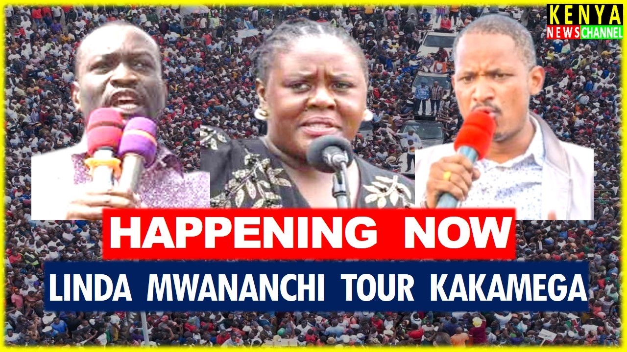 LIVE KAKAMEGA - Sifuna EXPLOSIVE Rally with Babu, Orengo, Onyonka, Winnie | Linda Mwananchi Tour