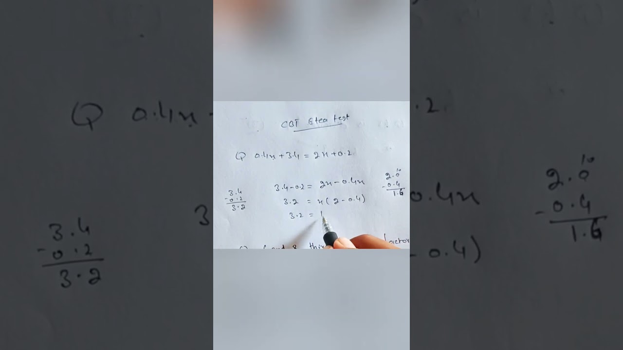 CBT Etea Test math Solved mcqs