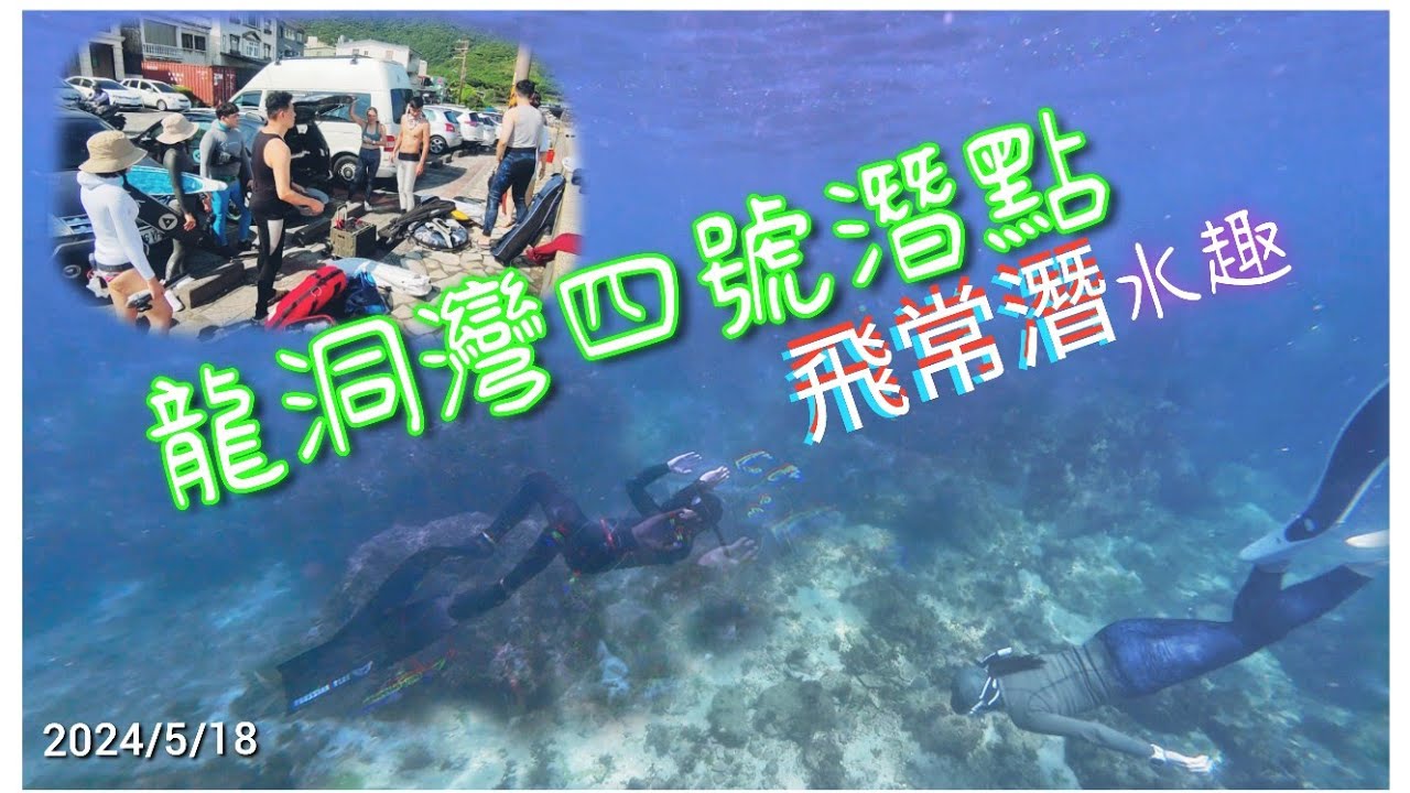 2024/5/18 飛常潛團員~新北市~貢寮區龍洞灣四號潛點。今夏東北角第一潛~