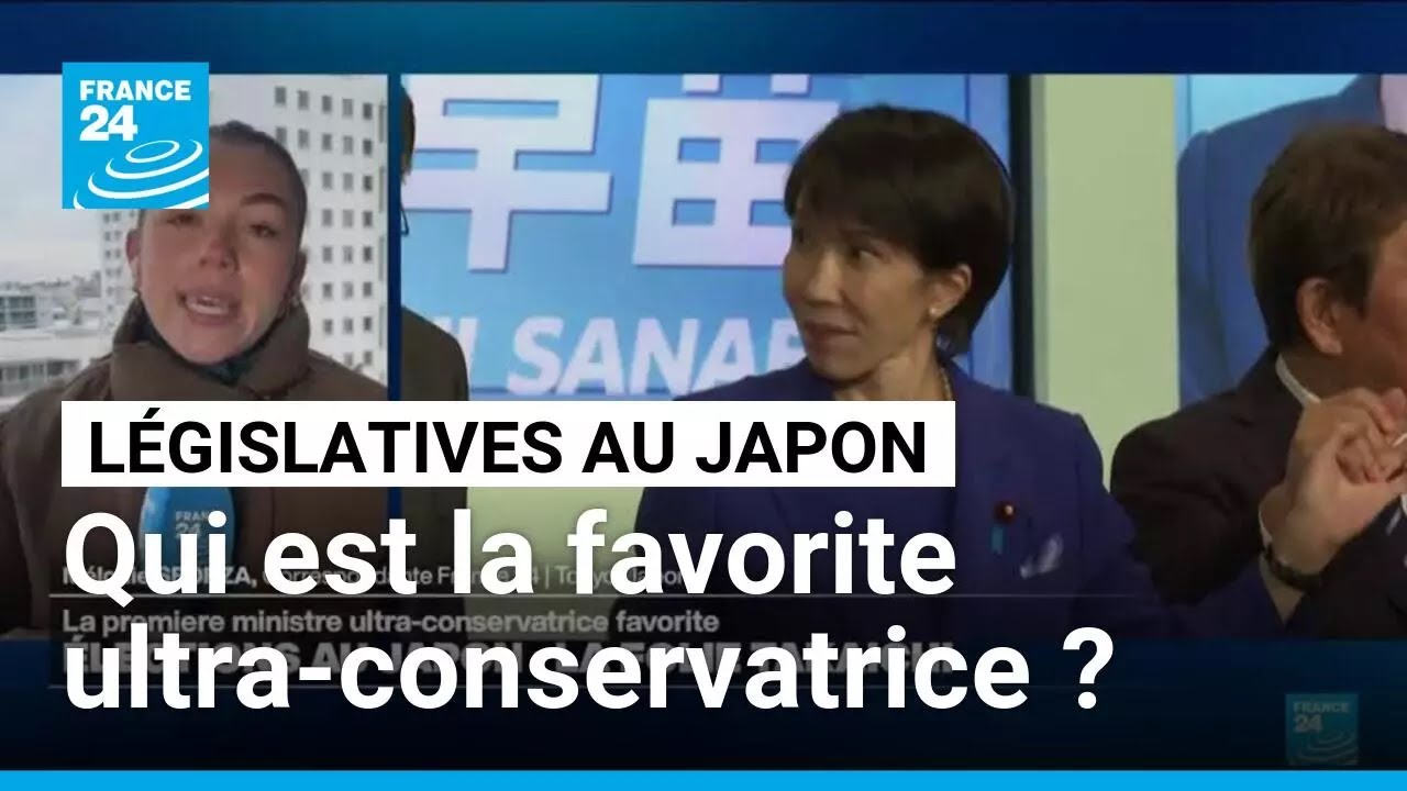 La Première ministre japonaise, Sanae Takaichi, favorite aux élections législatives • FRANCE 24