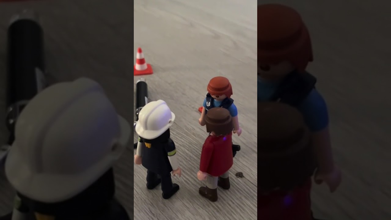 Playmobil Emergenza 🚨 #carabinieri #vigilidelfuoco #polizia #playmobil #funny 