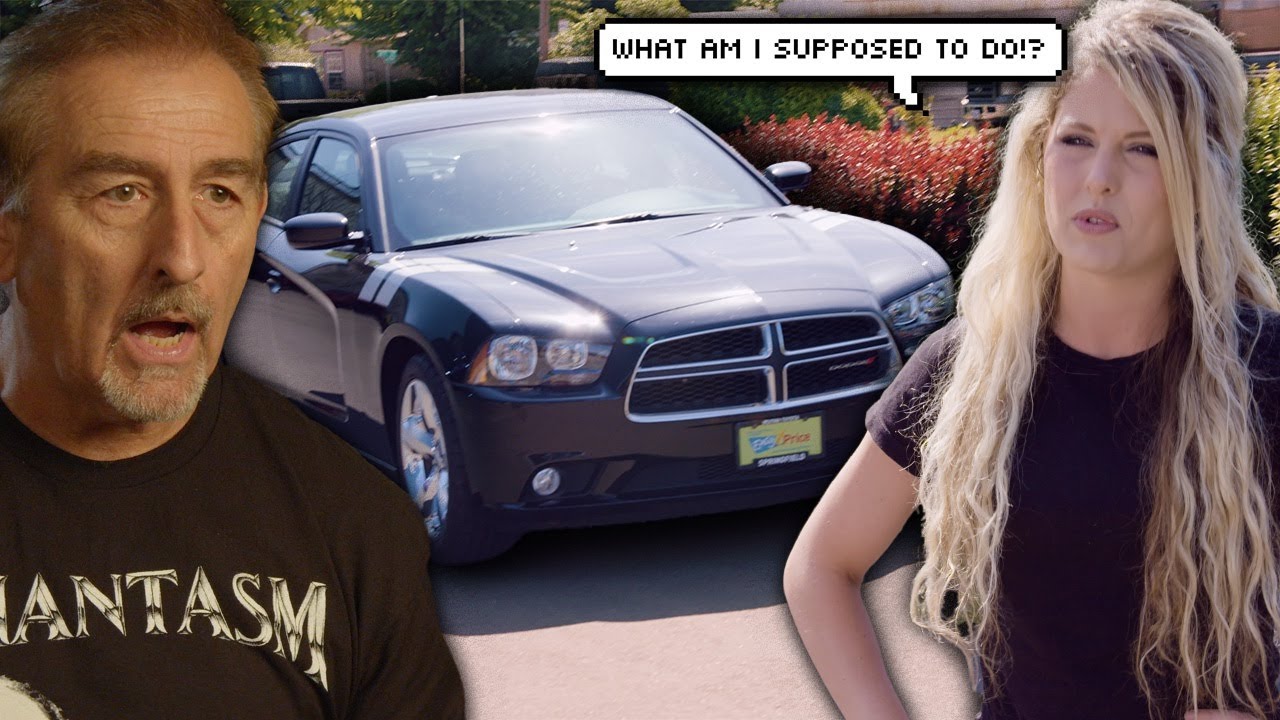 HER CAR WAS STOLEN...