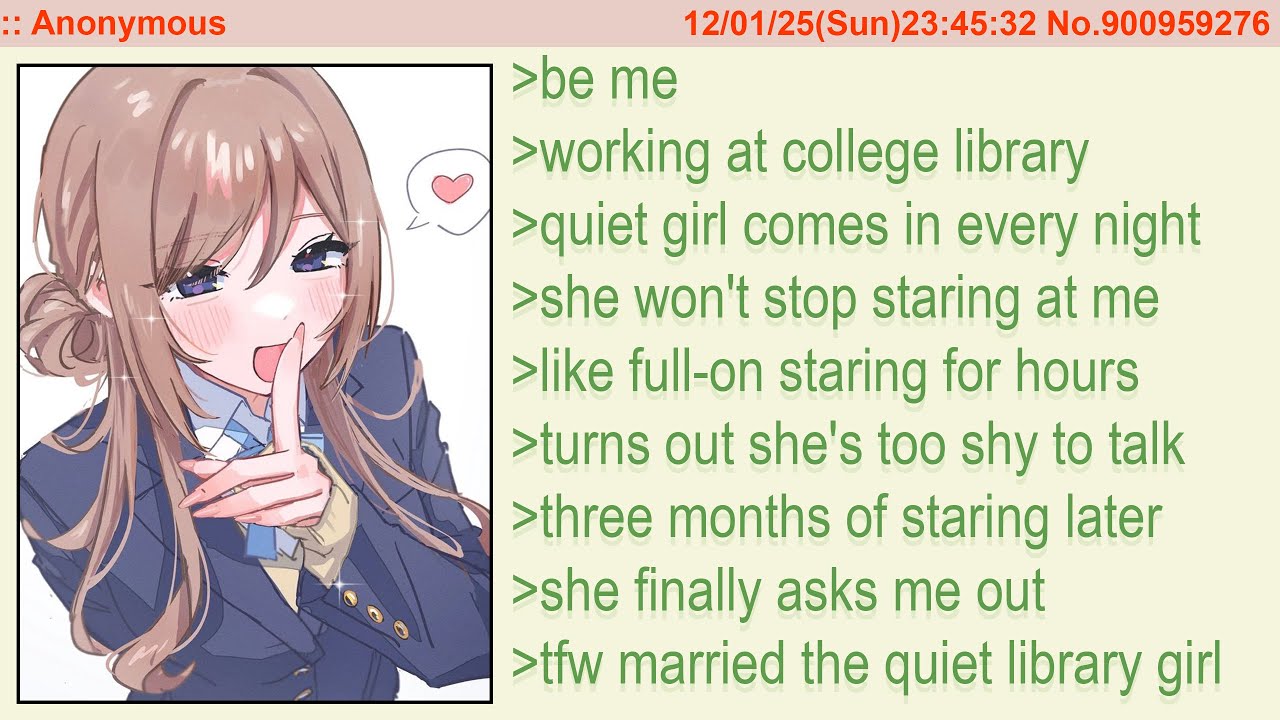 Quiet Girl Won't Stop Staring at Me | 4Chan Greentext Stories