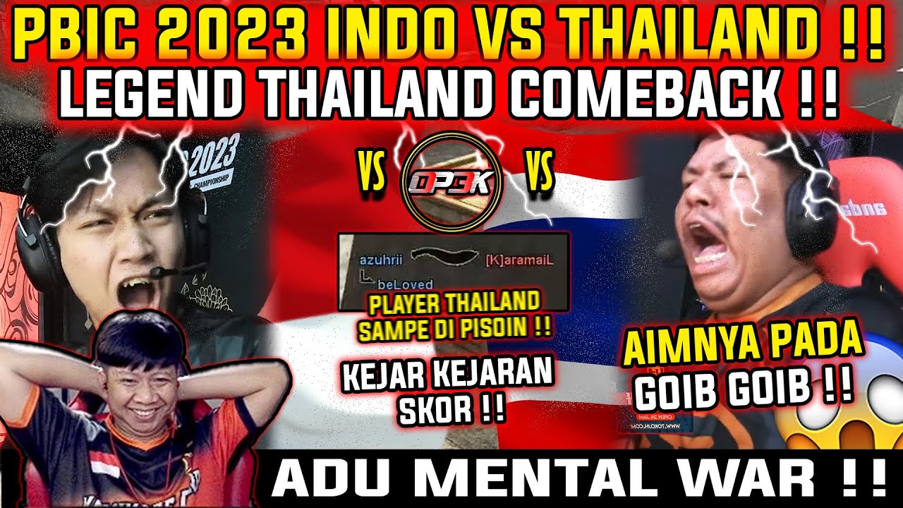 PBIC 2023 INDO VS THAILAND !! LEGEND THAILAND COMEBACK !! - POINT BLANK INDONESIA