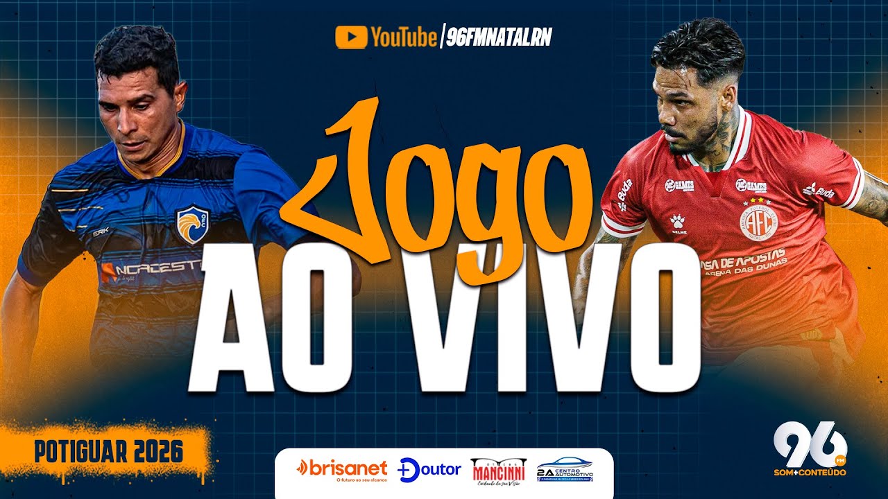 [🔴⚪AO VIVO] QFC X AMÉRICA - CAMPEONATO POTIGUAR 2026 - 31/01/2026
