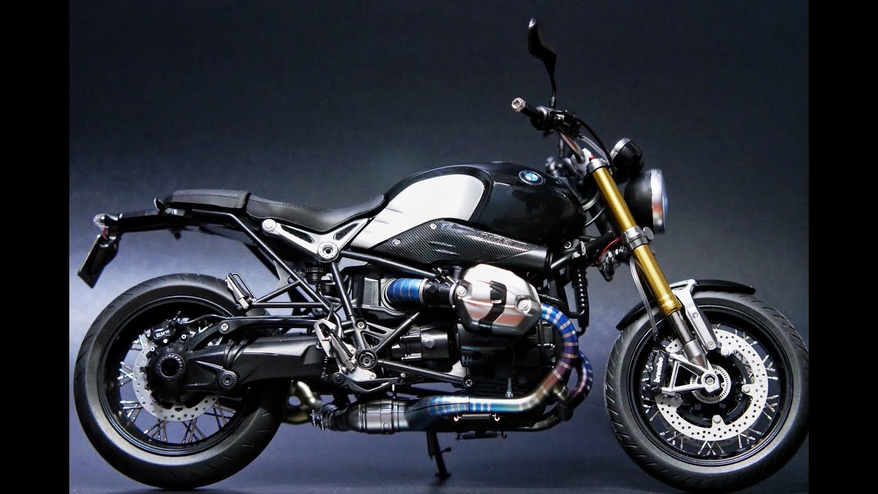 Building a 1:9 BMW ninet motocycle. Part2(frontfork and carbon decal)