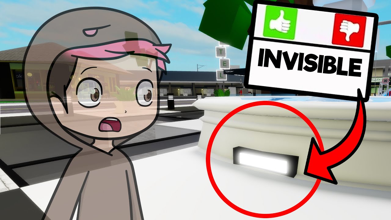 COMO SER INVISIBLE EN BROOKHAVEN ROBLOX !! PROBANDO MITOS VIRALES