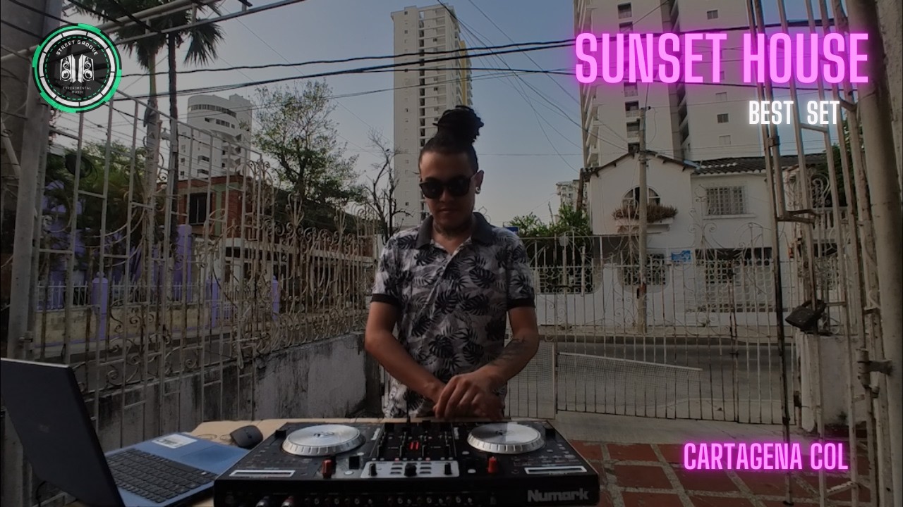 Sunset House Mix in Cartagena | DJ Set en la Calle 🧡 Peak Hour Vibes