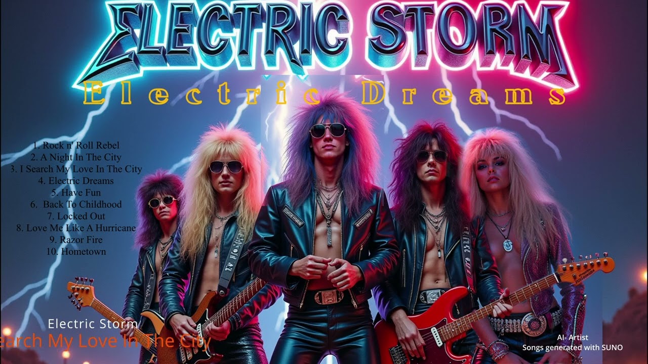 KI Artist: Electric Storm¨. First Album ¨Electric Dream¨. Full Album, 80' Rock,