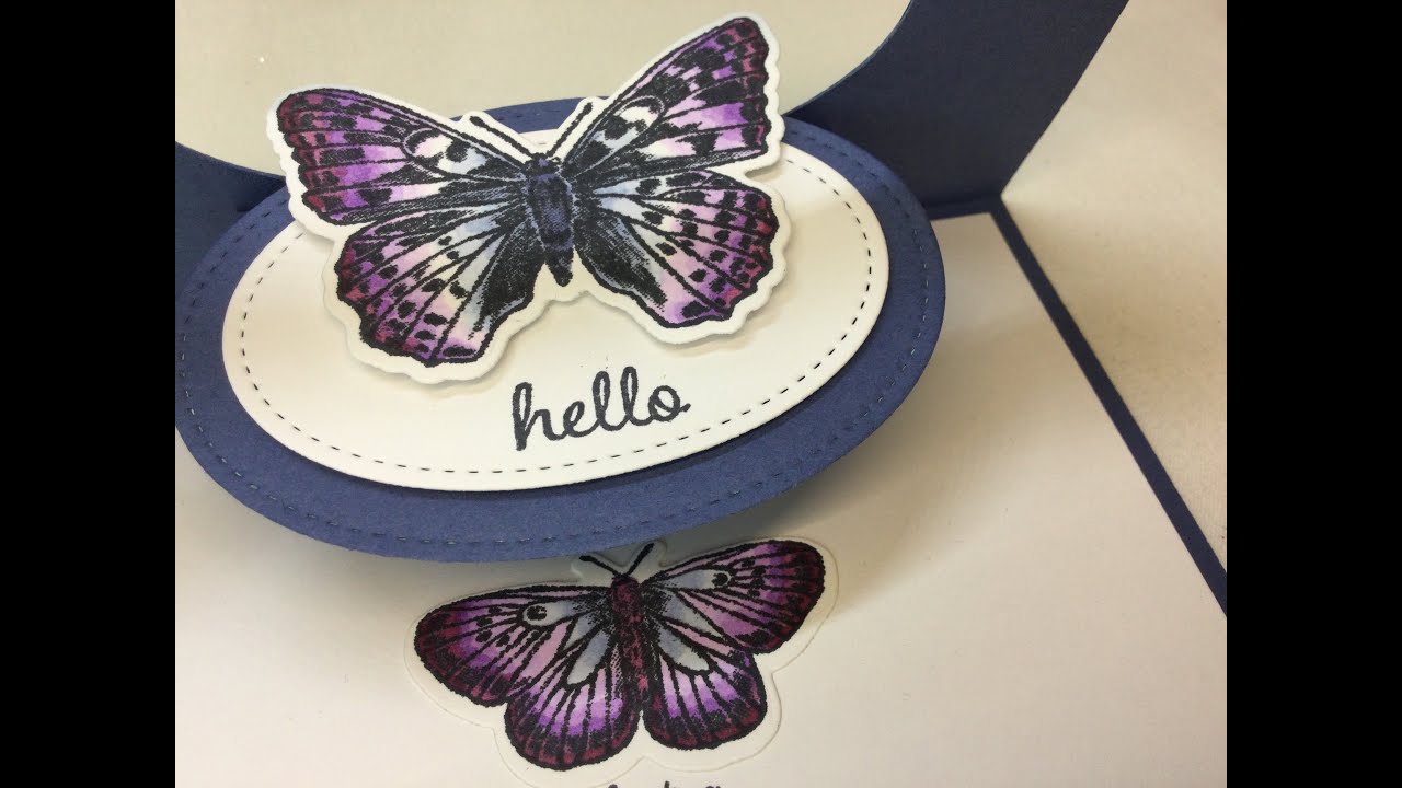 Butterfly Brilliance Pop Up Card