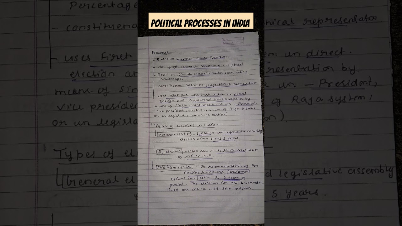 election and electoral system notes #bapoliticalhonours #politicalprocessinindia #semester5