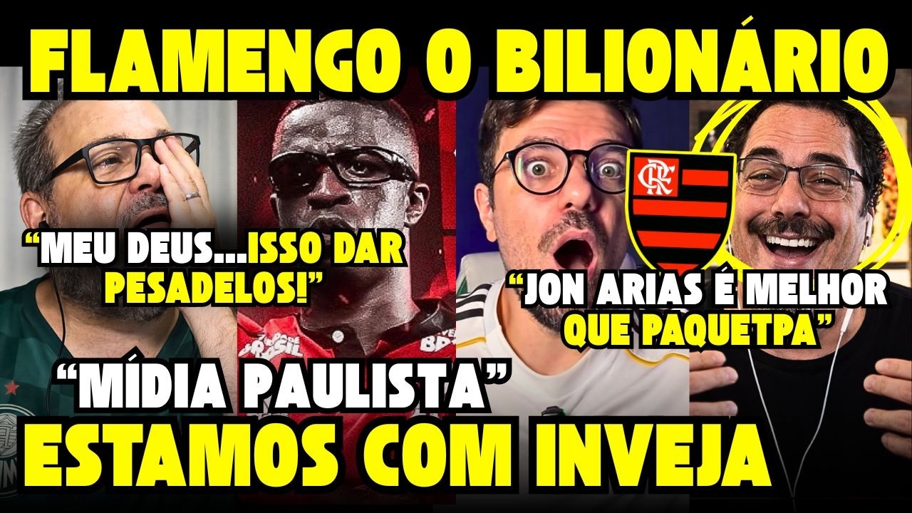FLAMENGO F@D3U A CABEÇA DO REAL MADRID! 😂 CASAGRANDE PALMERENSE INVEJOSO DEIXA O FLAMENGO EM PAZ! 🤬