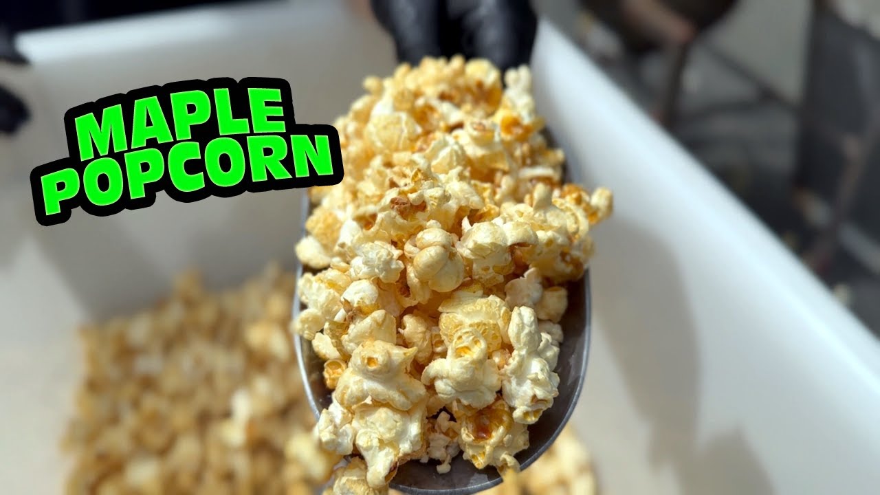 Handmade Maple Syrup for an Amazing Maple Popcorn Recipe