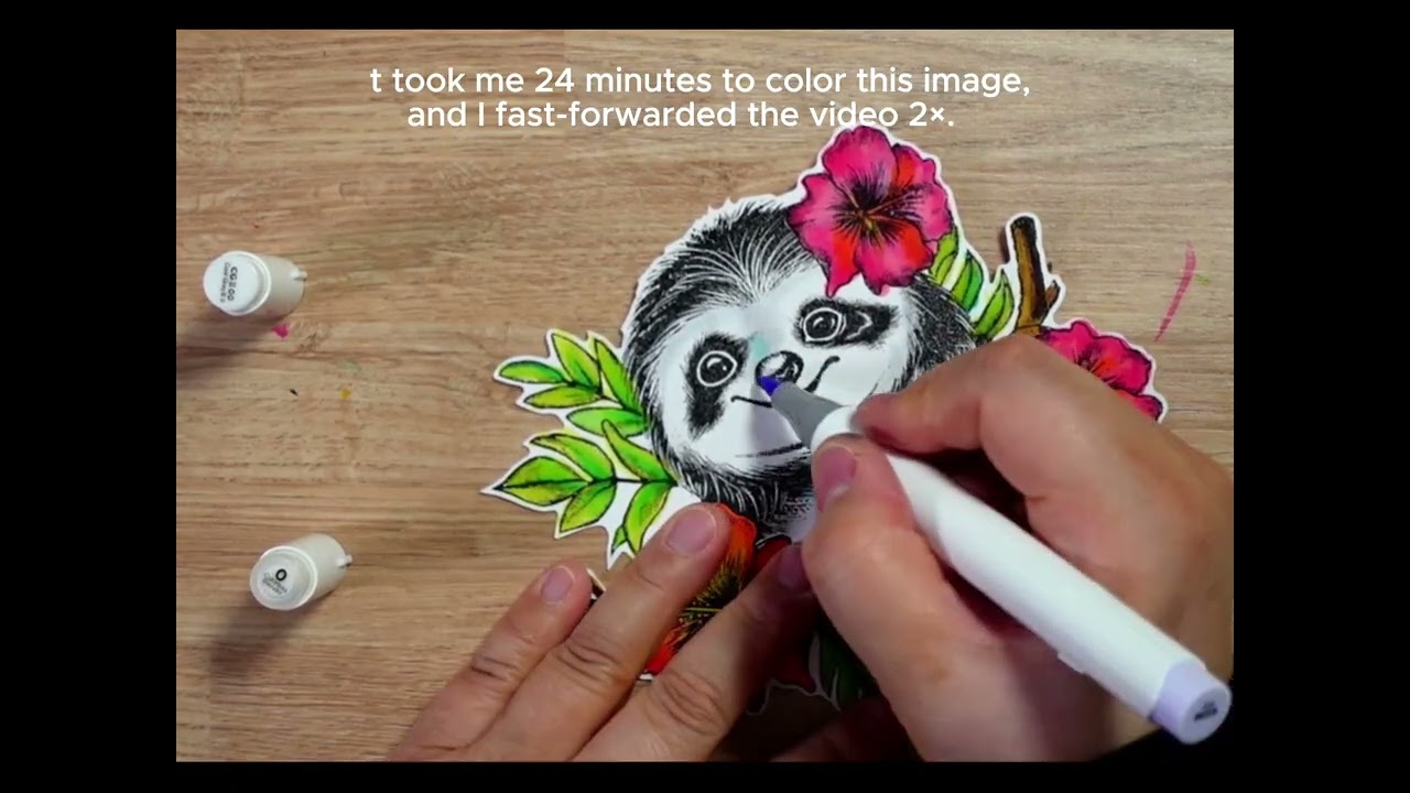 Cards in Any Shape -Floral cuddle -#adultcoloring #cricutcrafts #cricut #cardmaking #papercrafts