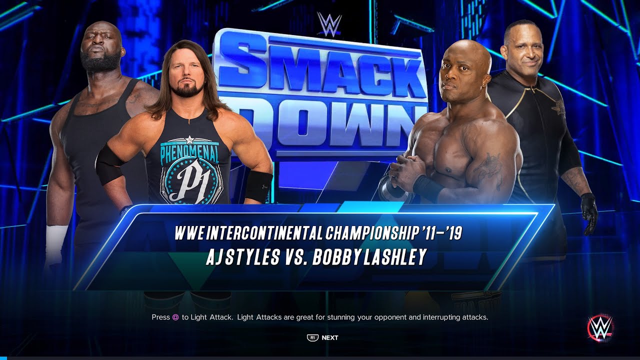 [WWE 2K23] AJ Styles vs. Bobby Lashley (Intercontinental Championship)