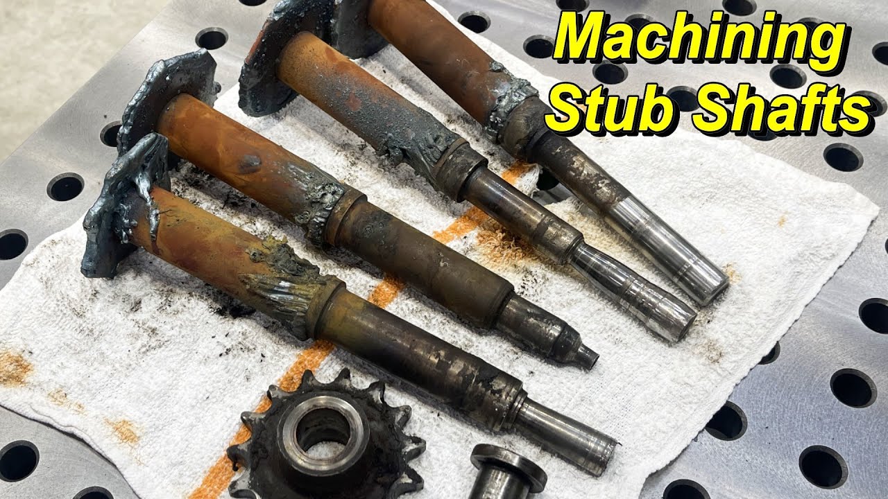 SNS 366: Machining New Stub Shafts, Sprocket Repair