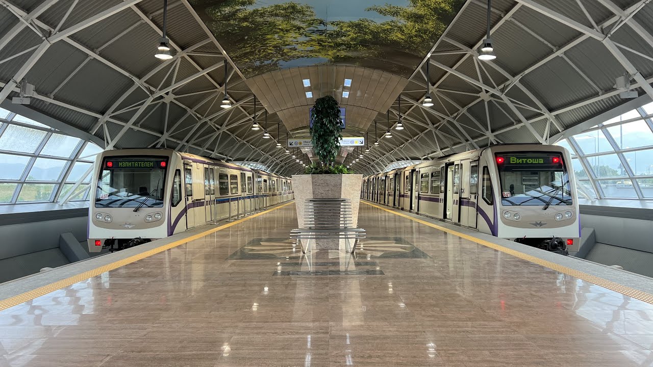 🇷🇺Russian trains of Sofia metro🇧🇬