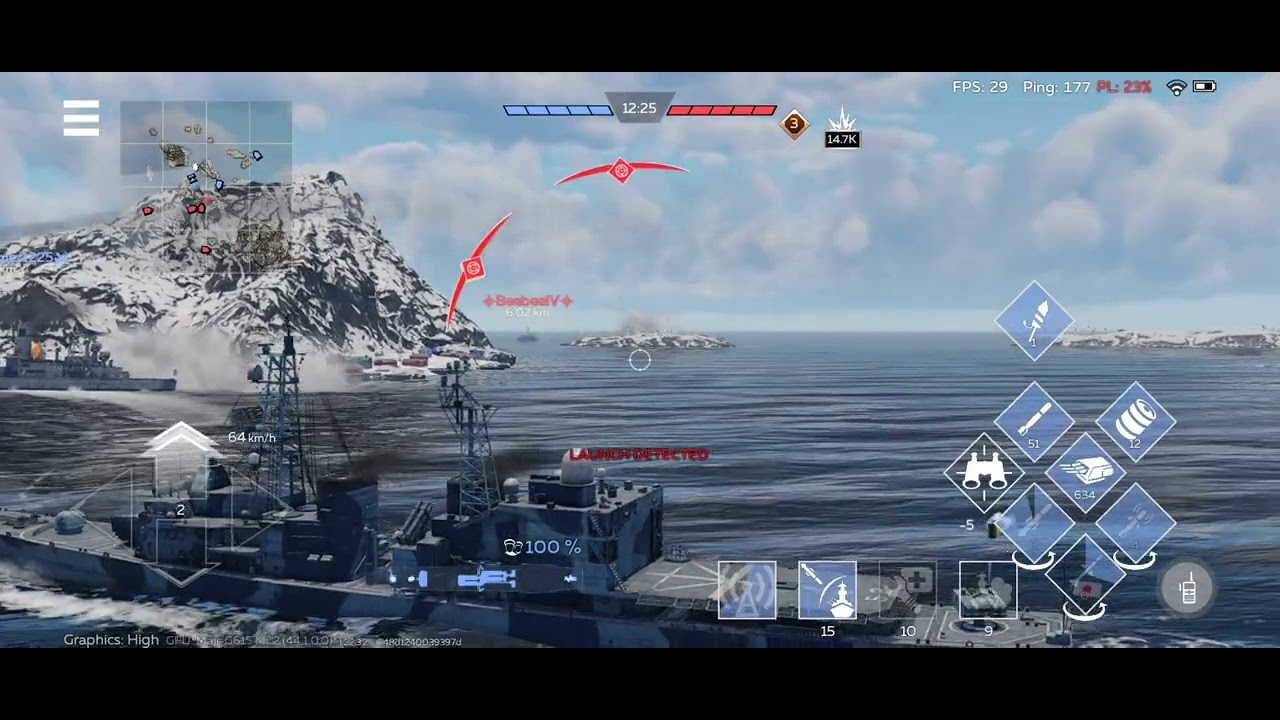 JDS Asagiri's hardcore strike🚀 (War Thunder Mobile)