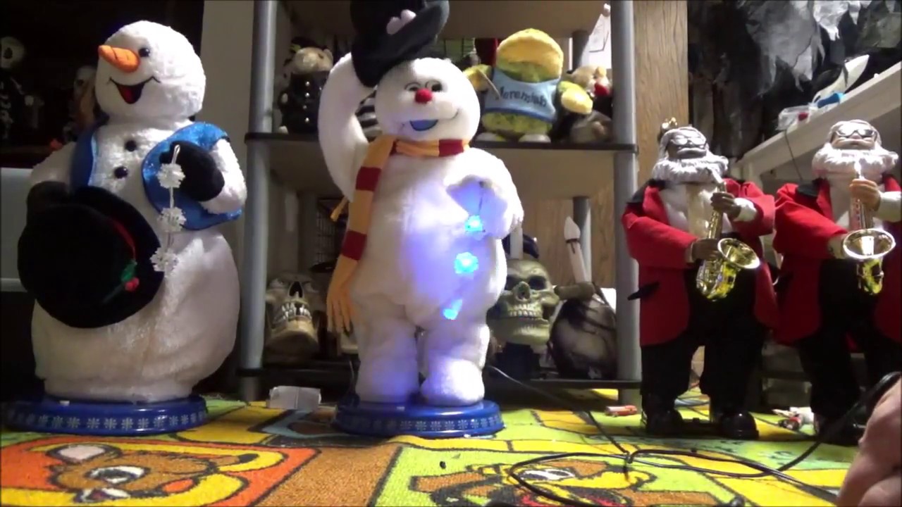 Jobeanvideos Original Spinning Snowflake Snowmen and Saxophone Santas 100% Restored (Plus read desc)