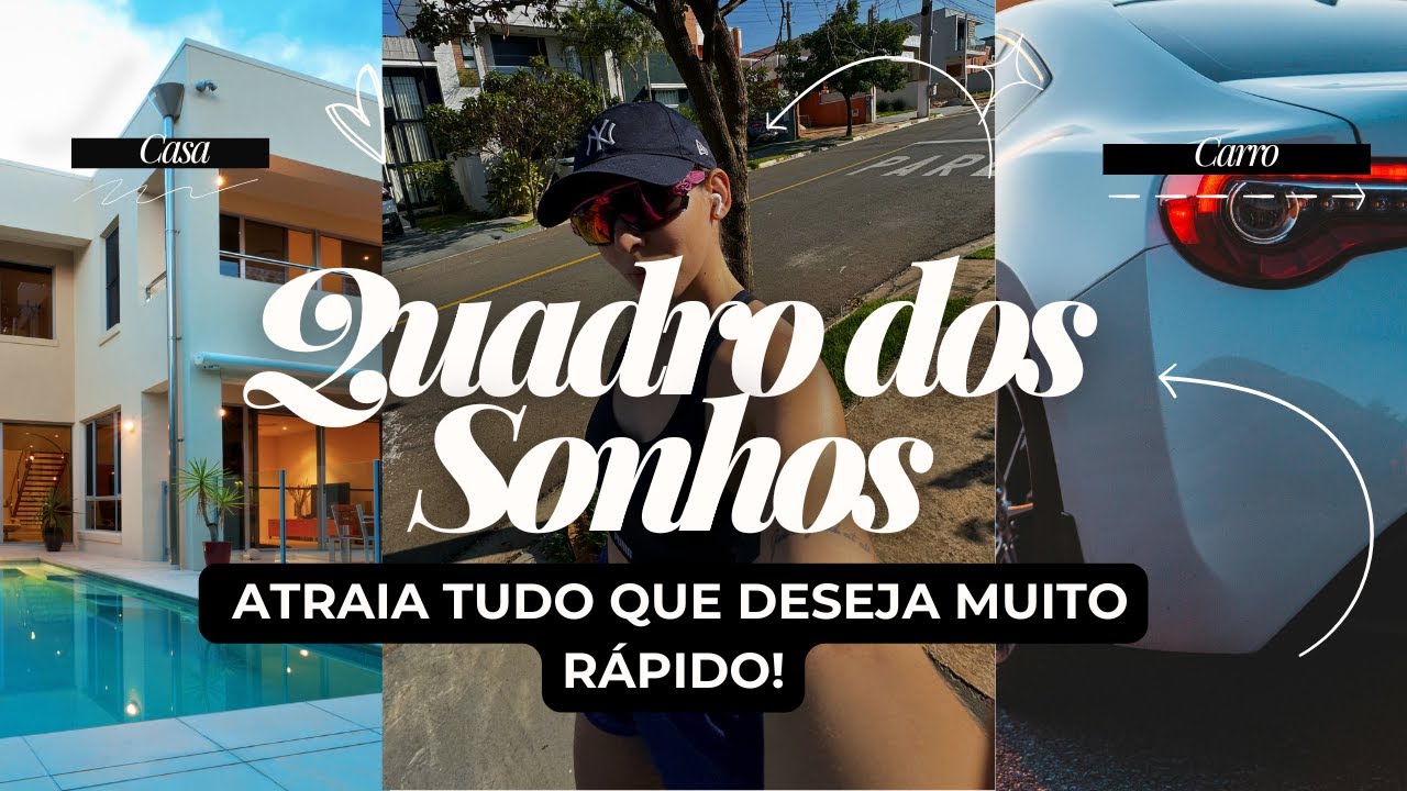 COMO CRIAR SEU QUADRO DOS SONHOS  (Vision board) e atrair tudo que você deseja em 2026