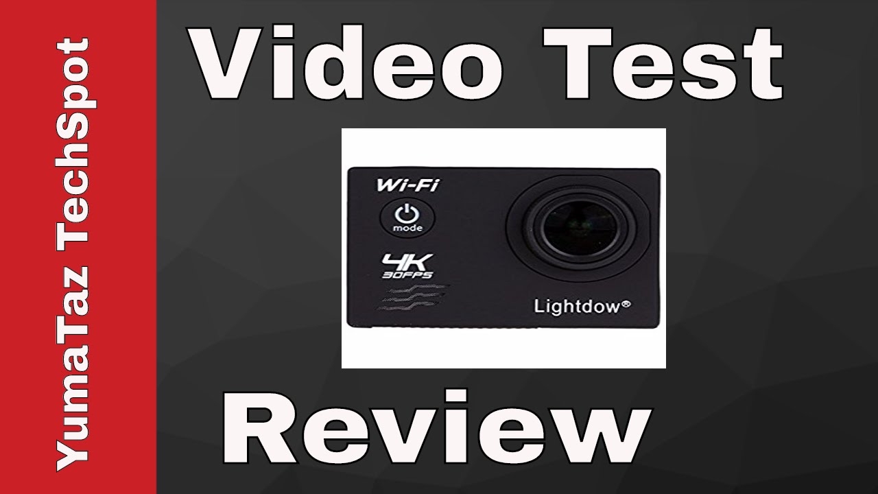 Lightdow 4K Action Camera Video Test And Review