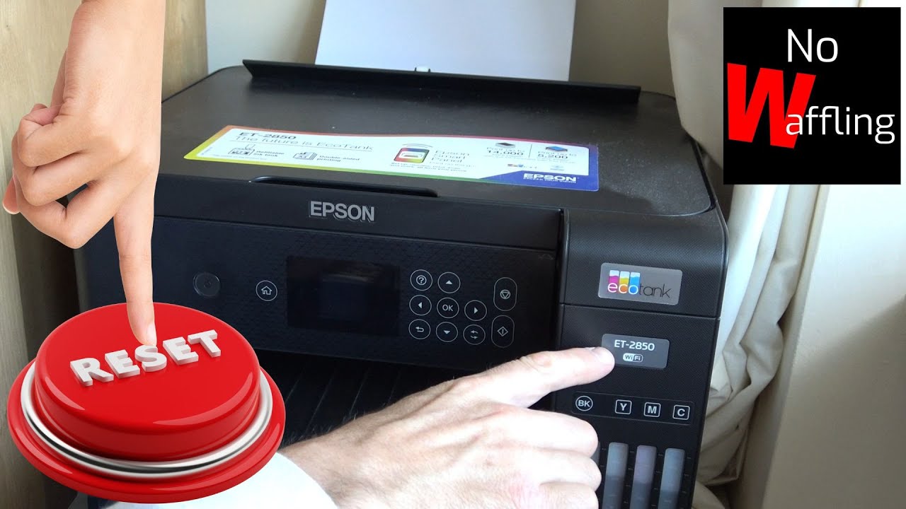Как сбросить настройки принтера Epson ET 2850 до заводских, чтобы устранить неисправности — руков...