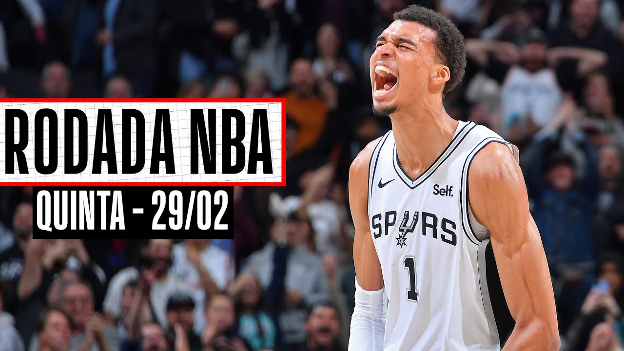 Wembanyama BATE MAIS UM RECORDE na vitória dos Spurs - Rodada NBA 29/02