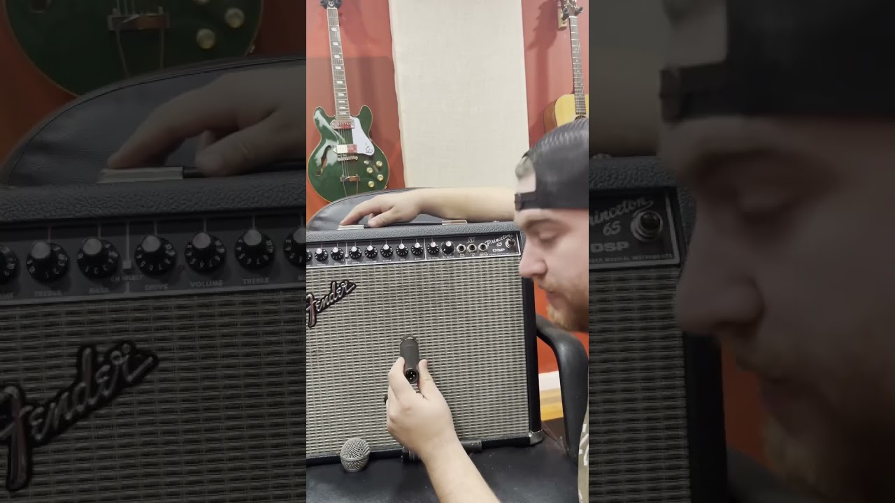A tip for recording a guitar amp with a microphone 
