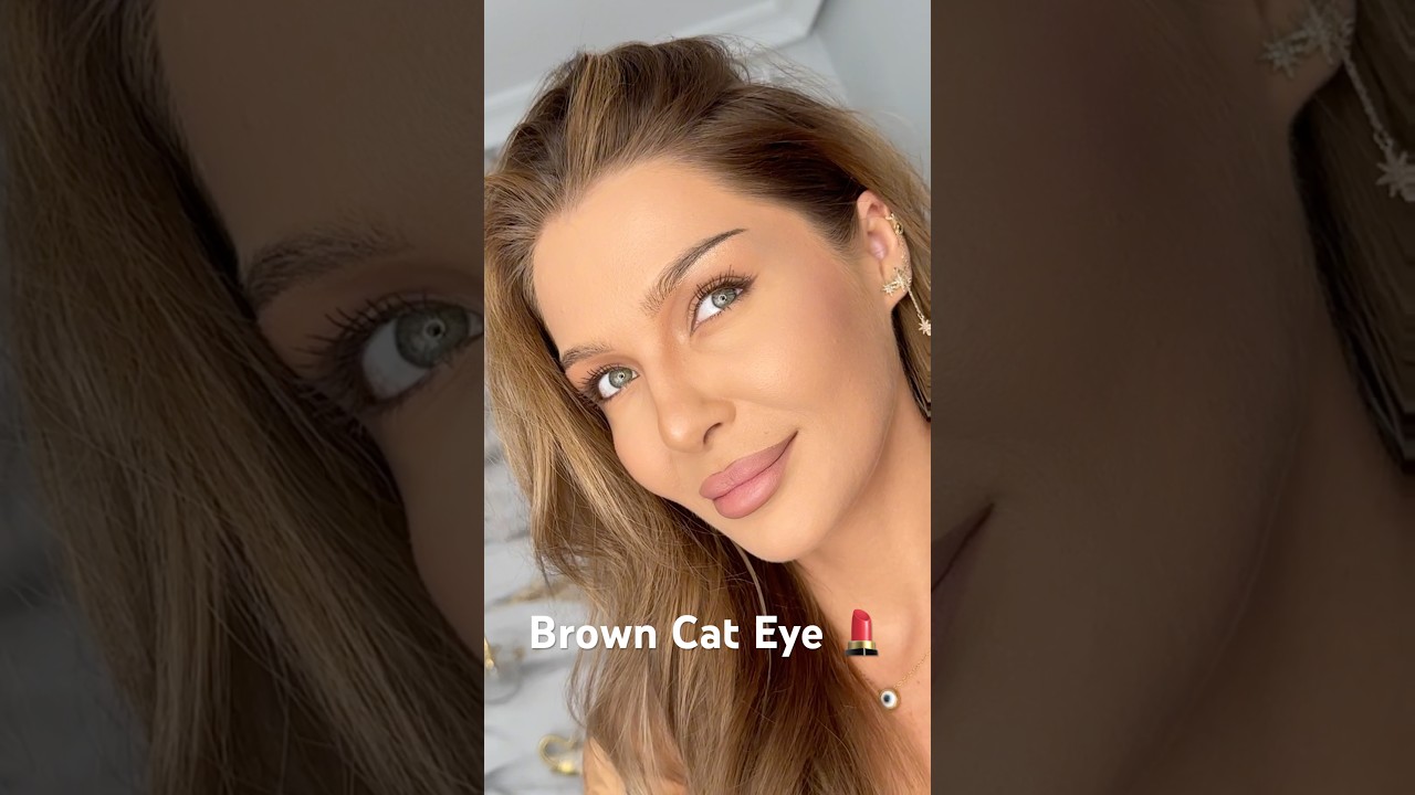 Makijaż dla Ciebie! Prosty i efektowny. Podoba Ci się? Spr&oacute;bujesz? #makijaz #brown #cateye #tutorial