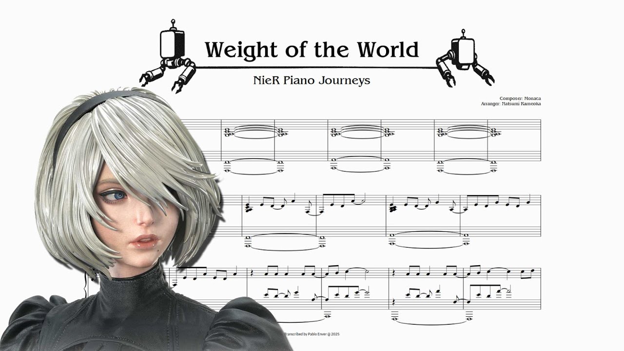 NieR Piano Journeys - The Weight of the World (Piano Transcription) 🎹