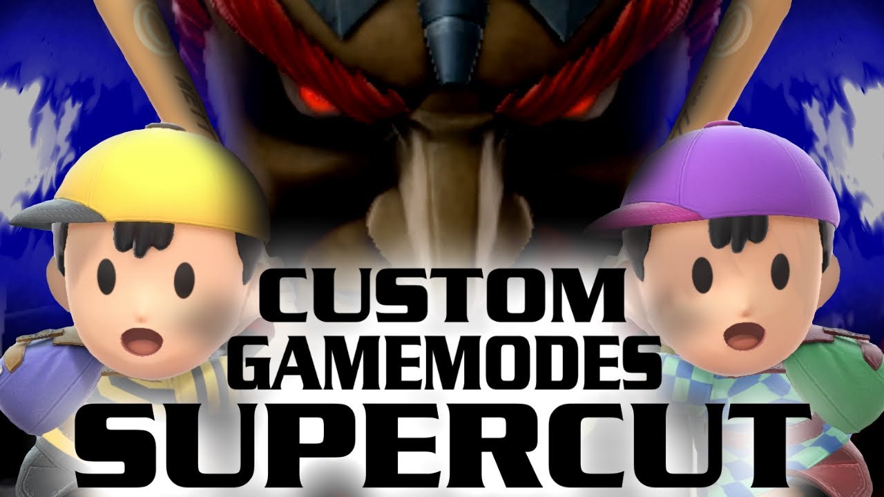 Smash Ultimate Custom Gamemodes SUPERCUT - Ness Baseball, 52 Ganon, and More!