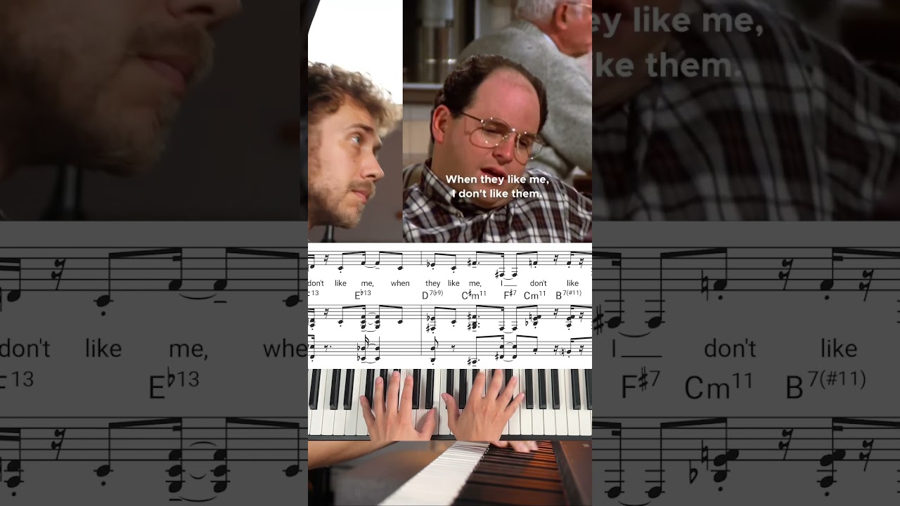 George Costanza, Reharmonized #seinfeld #georgecostanza #reharmonization #pianochords #jazzpiano
