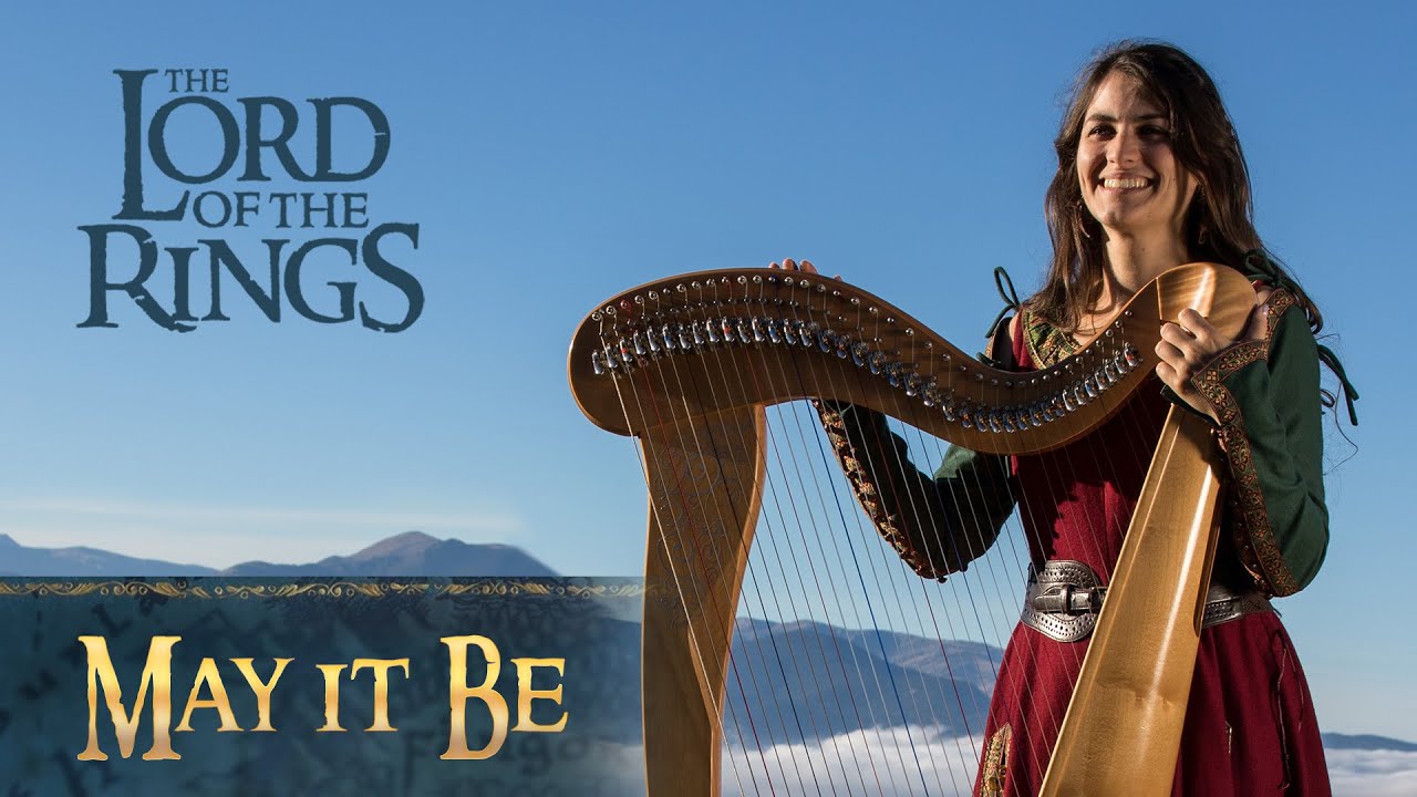 May it Be - Enya / Le Seigneur des Anneaux - celtique Harpe et voix - Evélina Simon