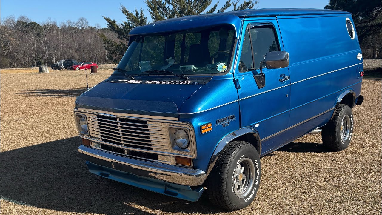 Chevy van journey 15 installing pop out window seals, chin spoiler and little van meet 