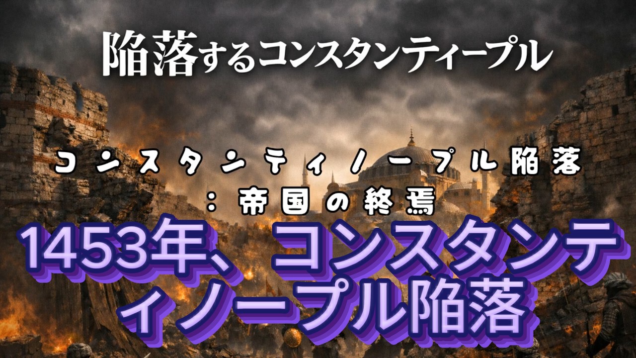 コンスタンティノープル陥落：帝国の終焉